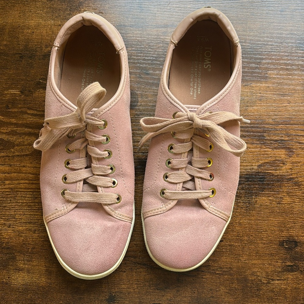 Vionic Sunny Brinley Pink Suede‎ Sneakers Size 9
